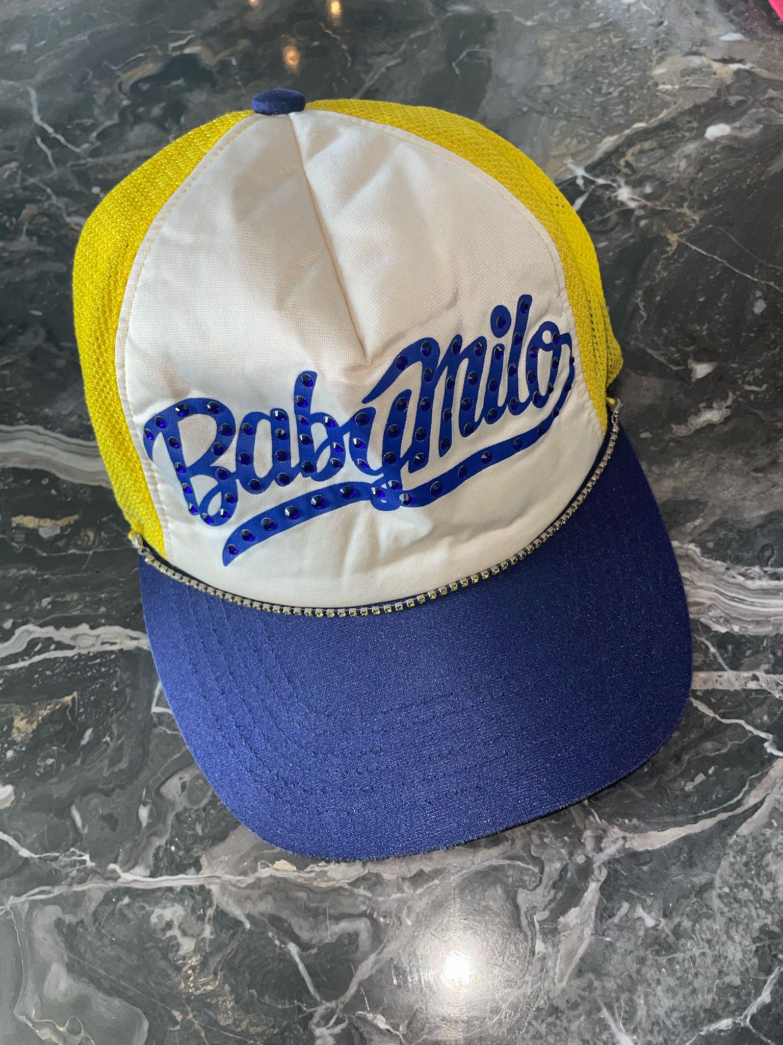 Baby Milo Sparkling Blue and Yellow Snapback