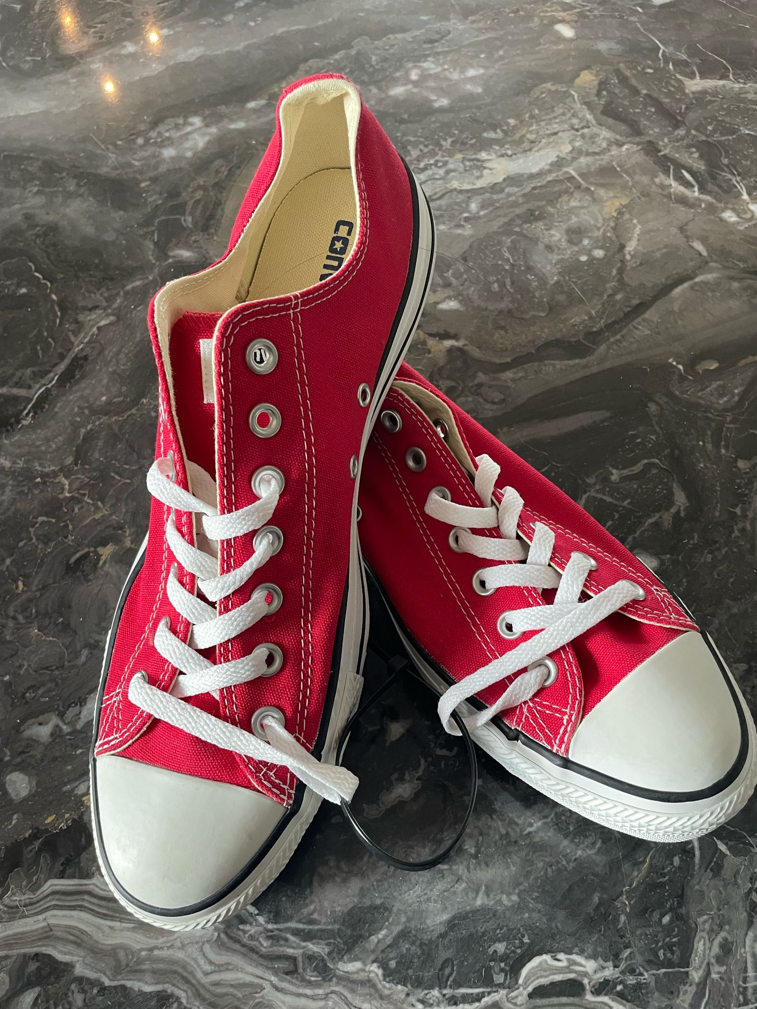 Chris Brown Red Converse