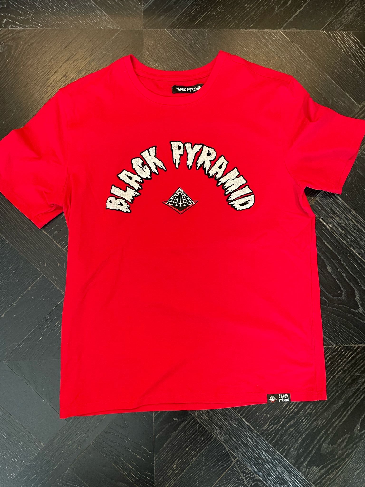 Chris Brown Red Black Pyramid Tee