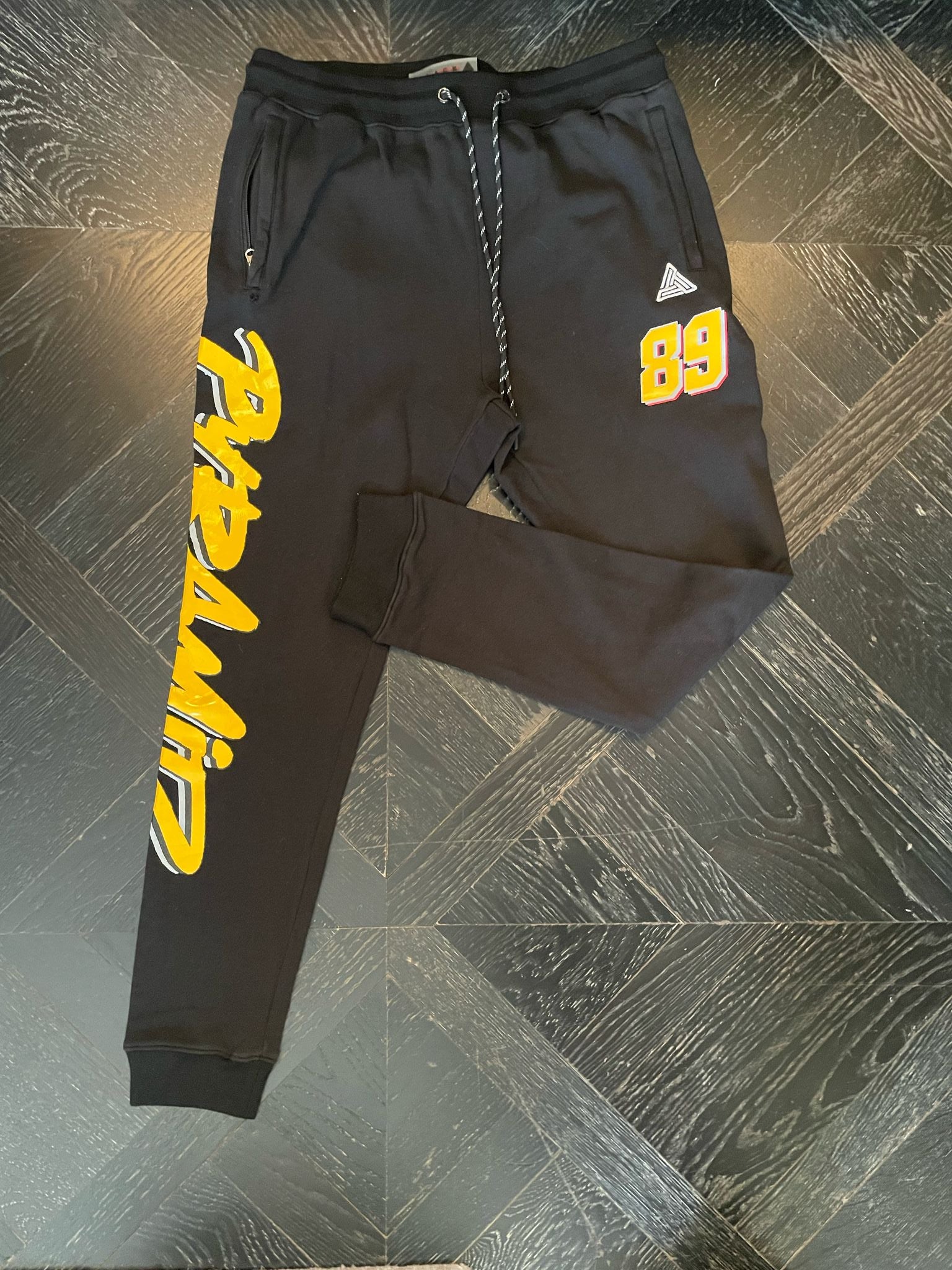 Chris Brown Black Pyramid Sweats