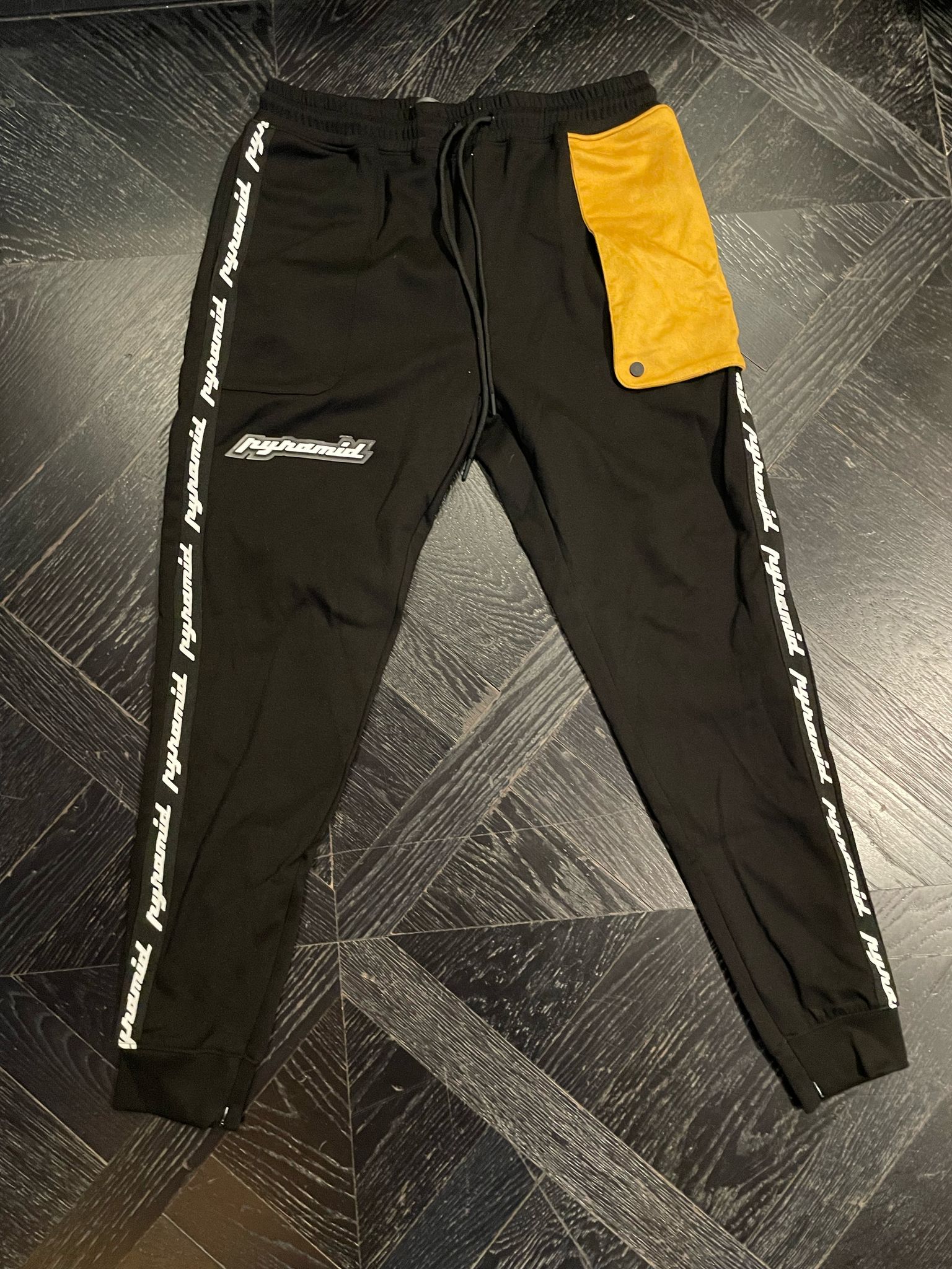 Chris Brown Black Pyramid Pants