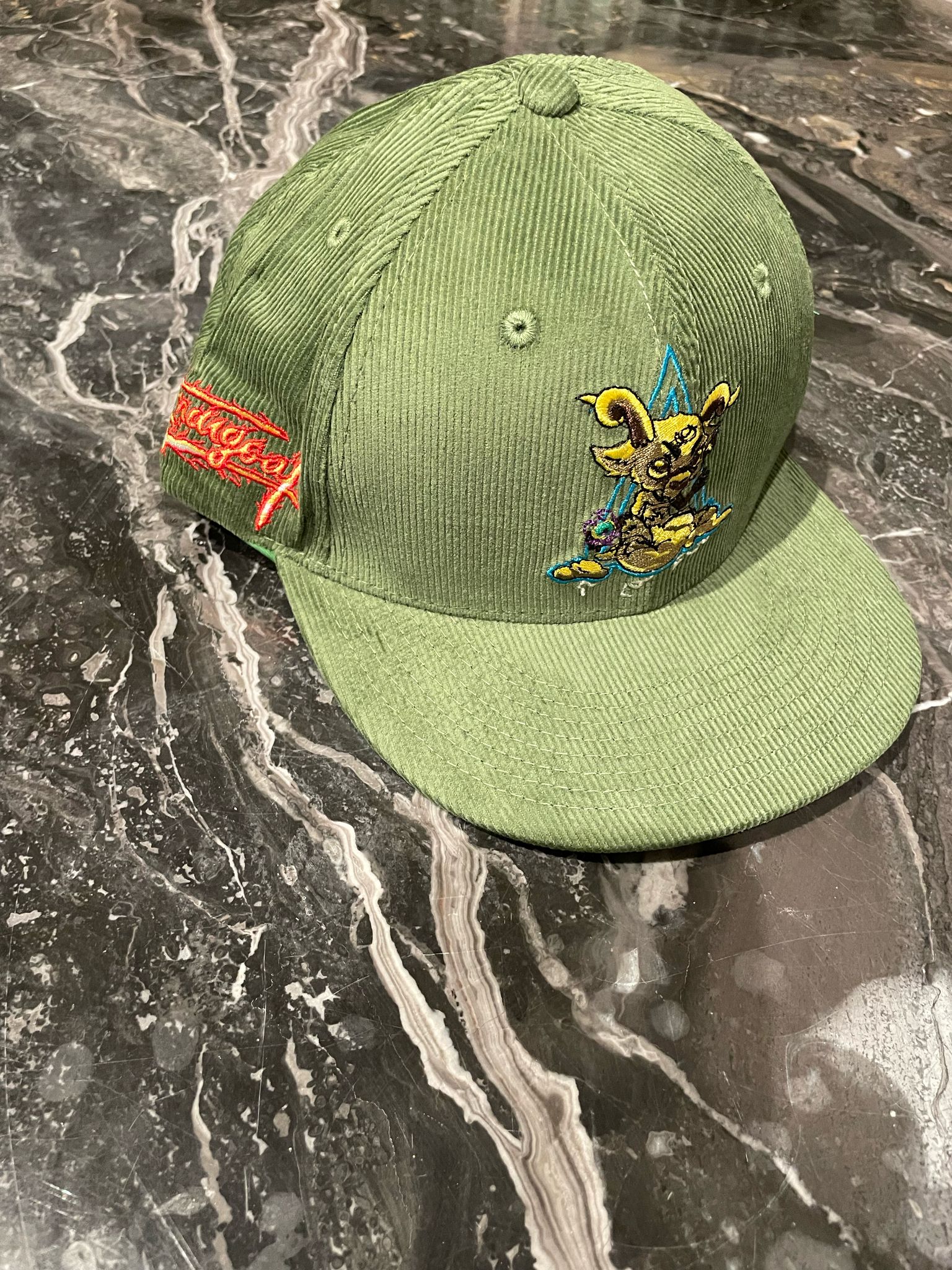 Chris Brown Green Hat