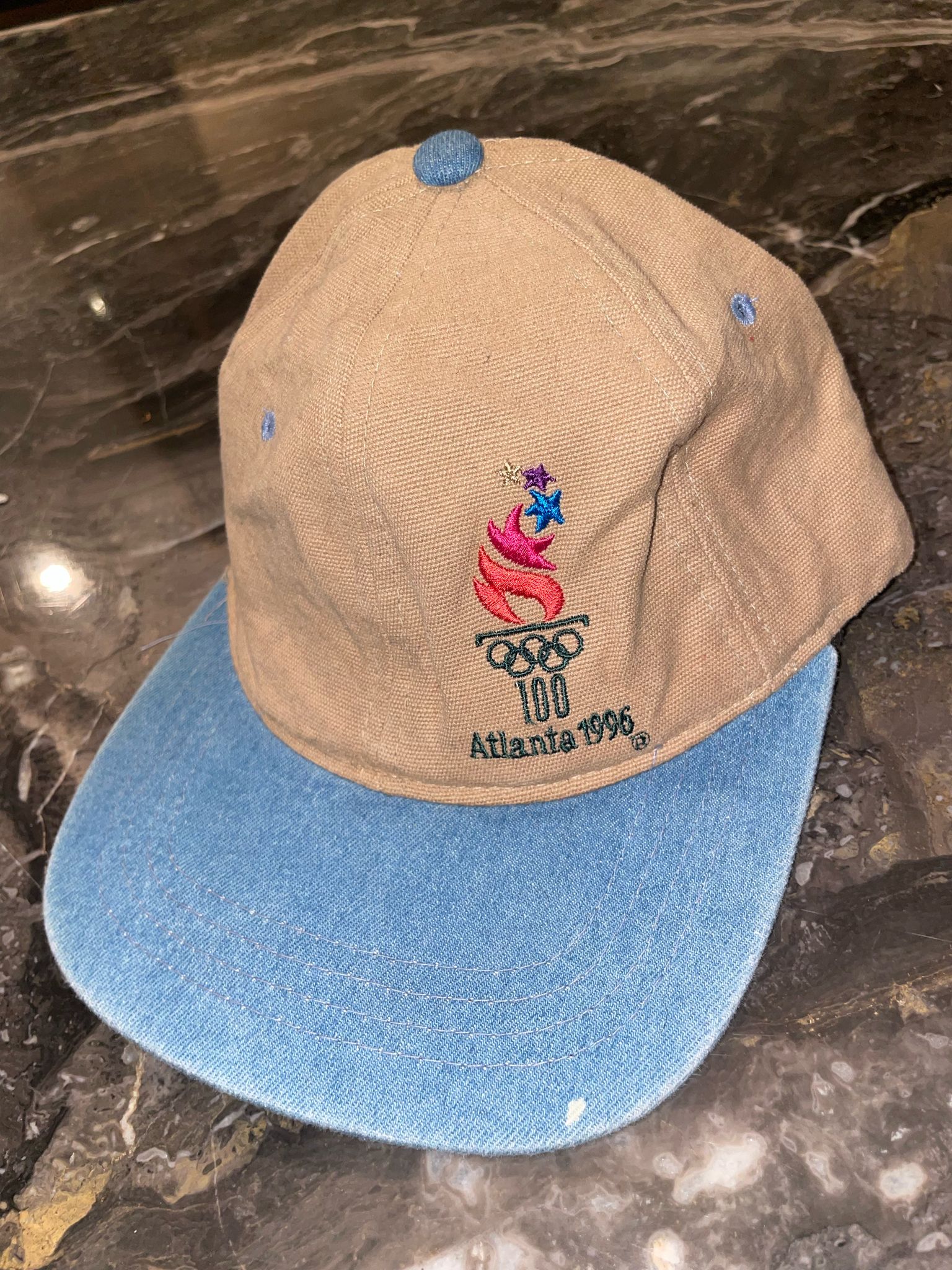 Chris Brown Tan Atlanta Hat