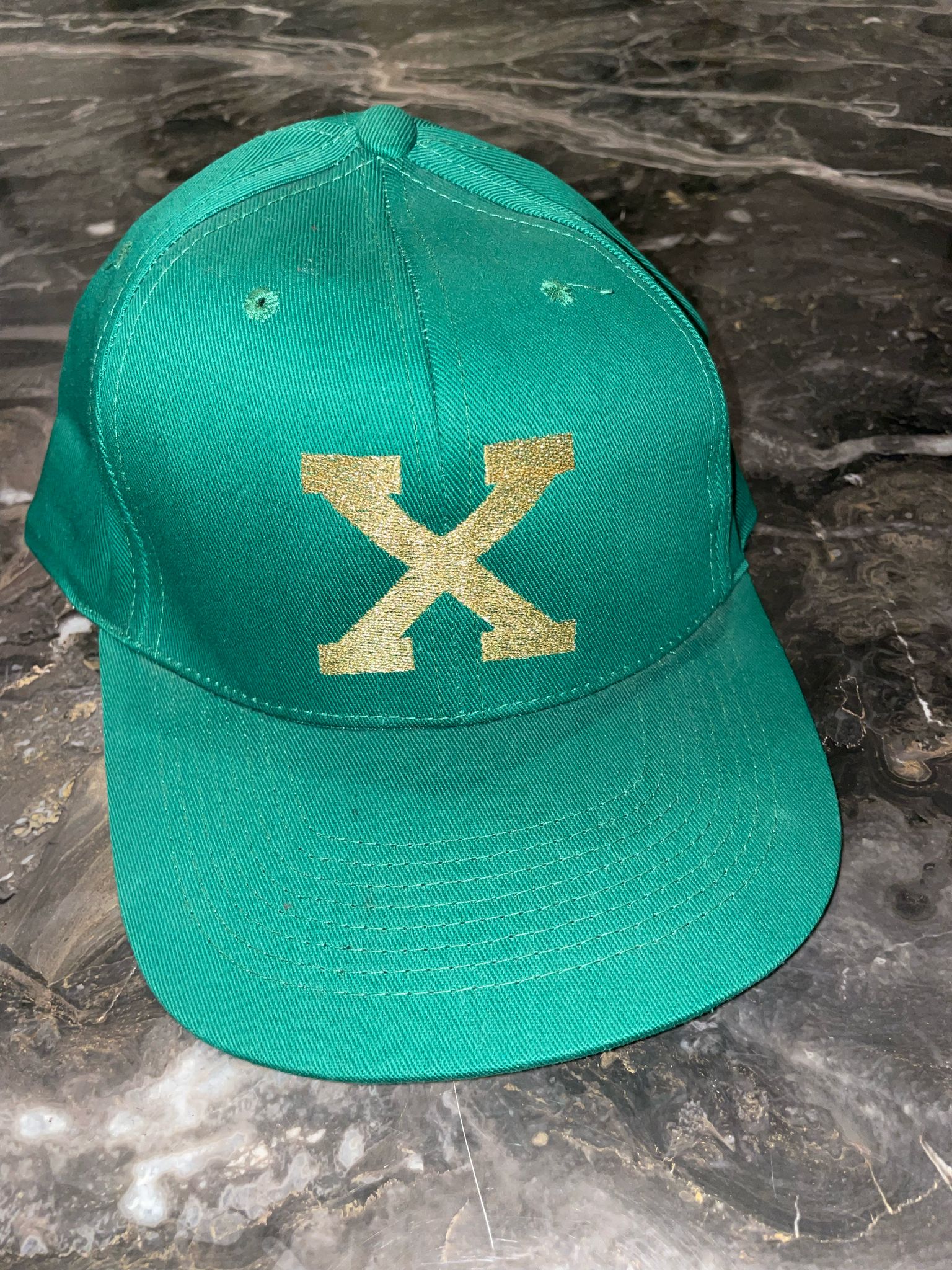 Chris Brown Green X Hat