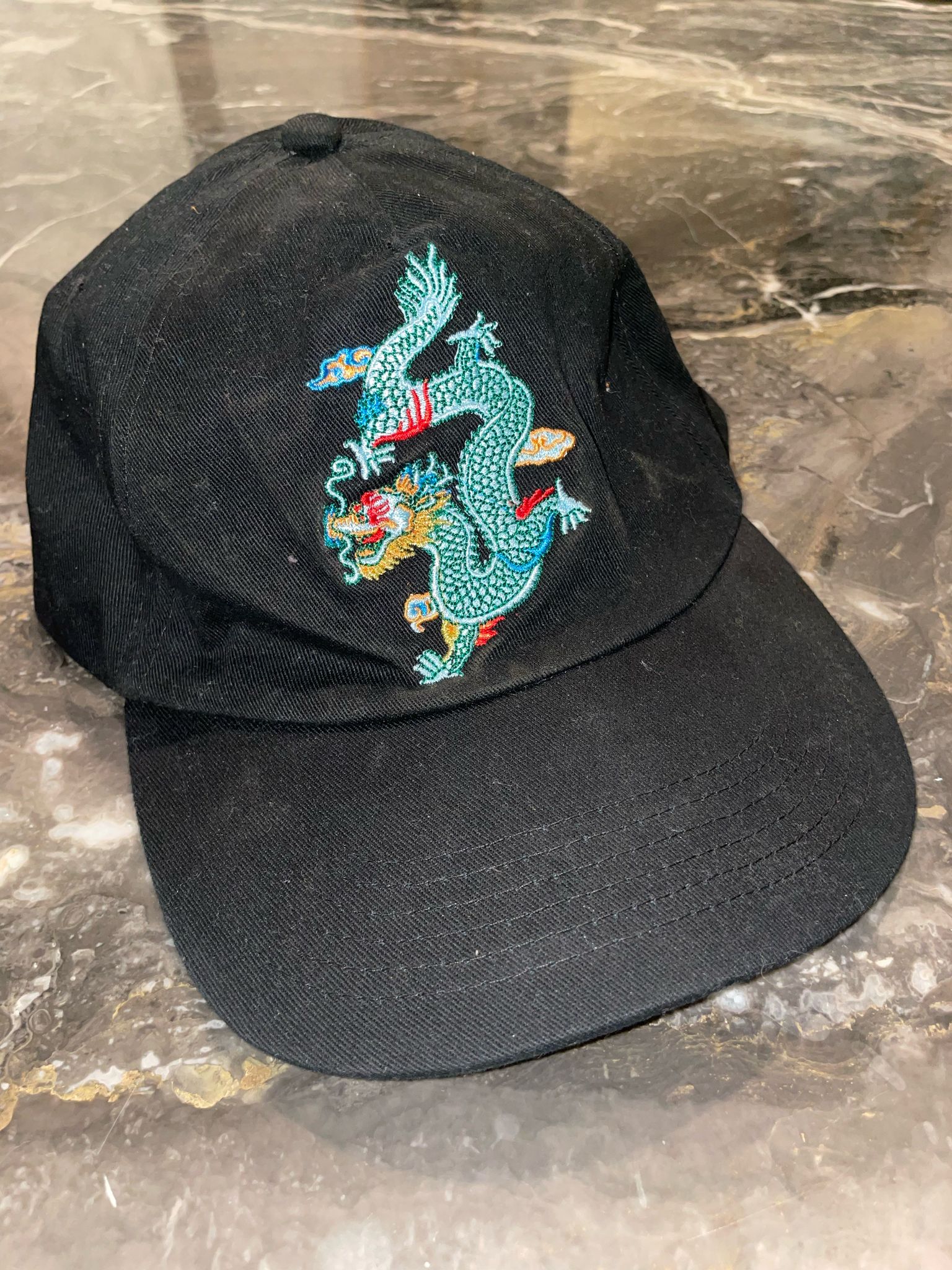 Chris Brown Black Dragon Hat