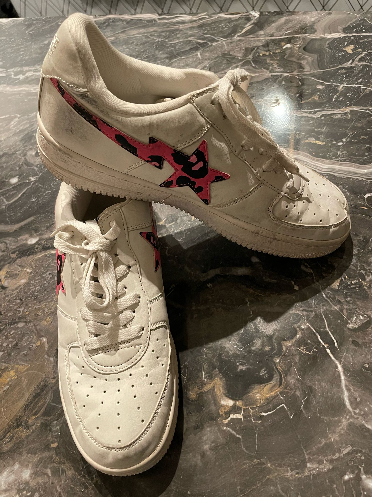 Chris Brown Bapesta Camo Pink