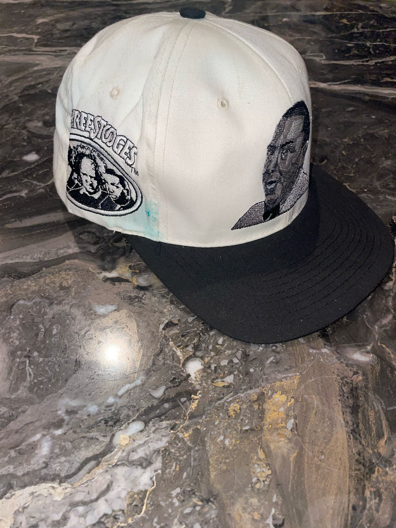 Chris Brown White Three Stooges Hat