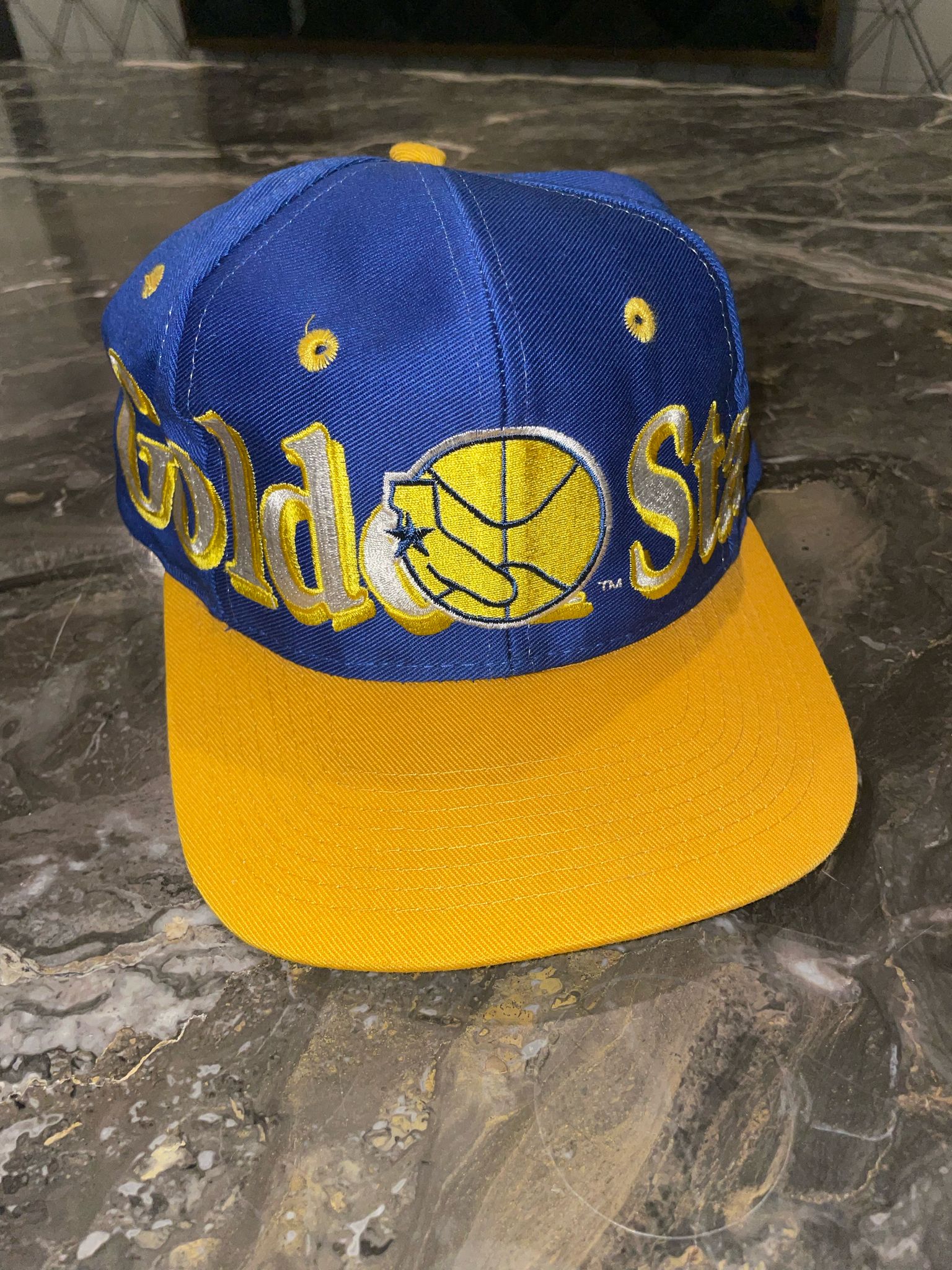 Chris Brown Blue/Yellow Gold Star Hat