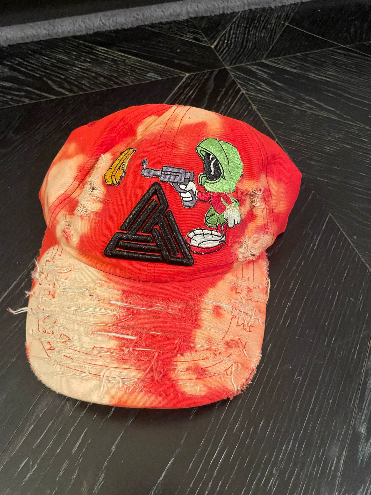 Chris Brown Black Pyramid Hat