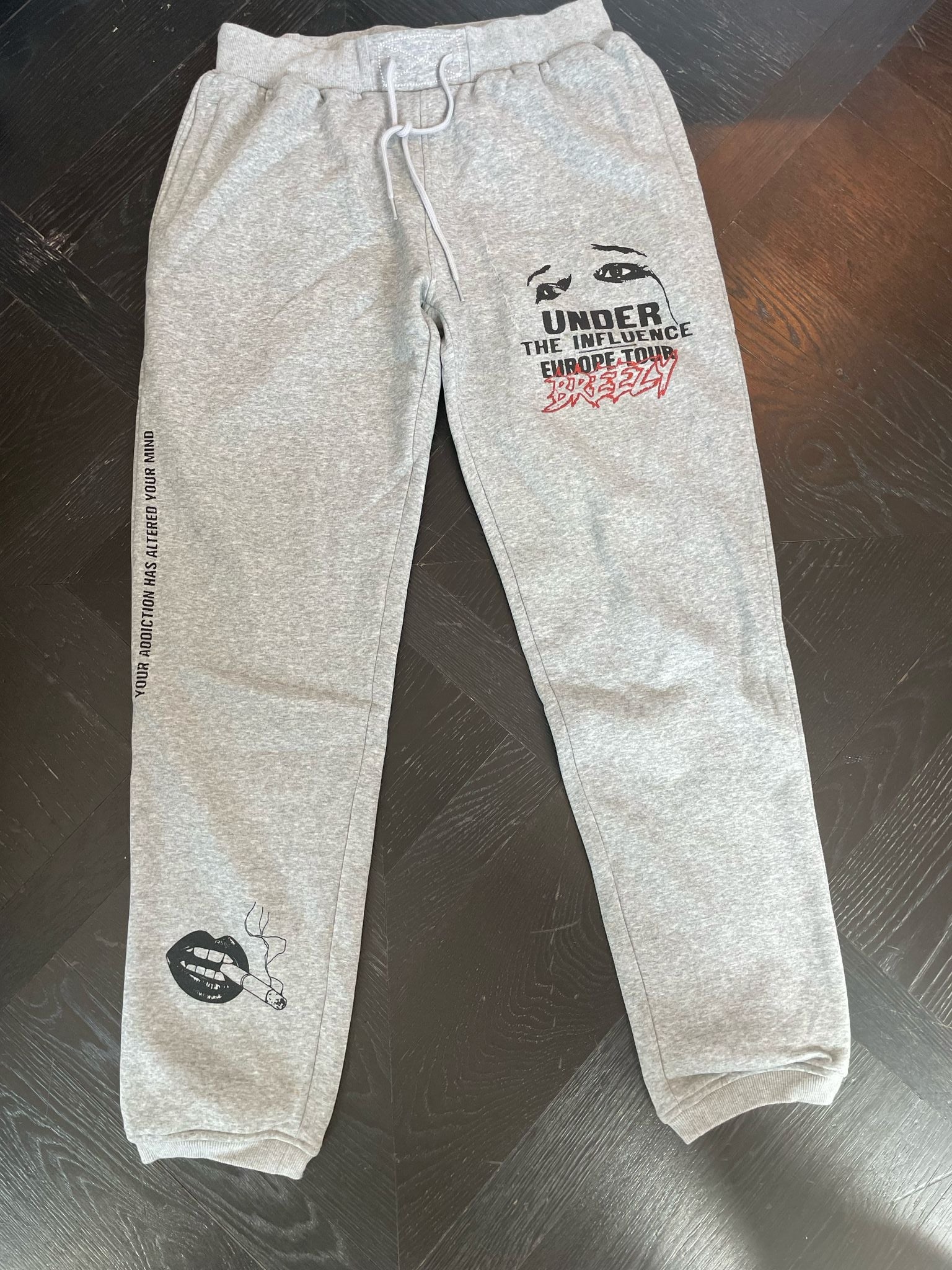 Chris Brown Grey Under the Influence Sweats