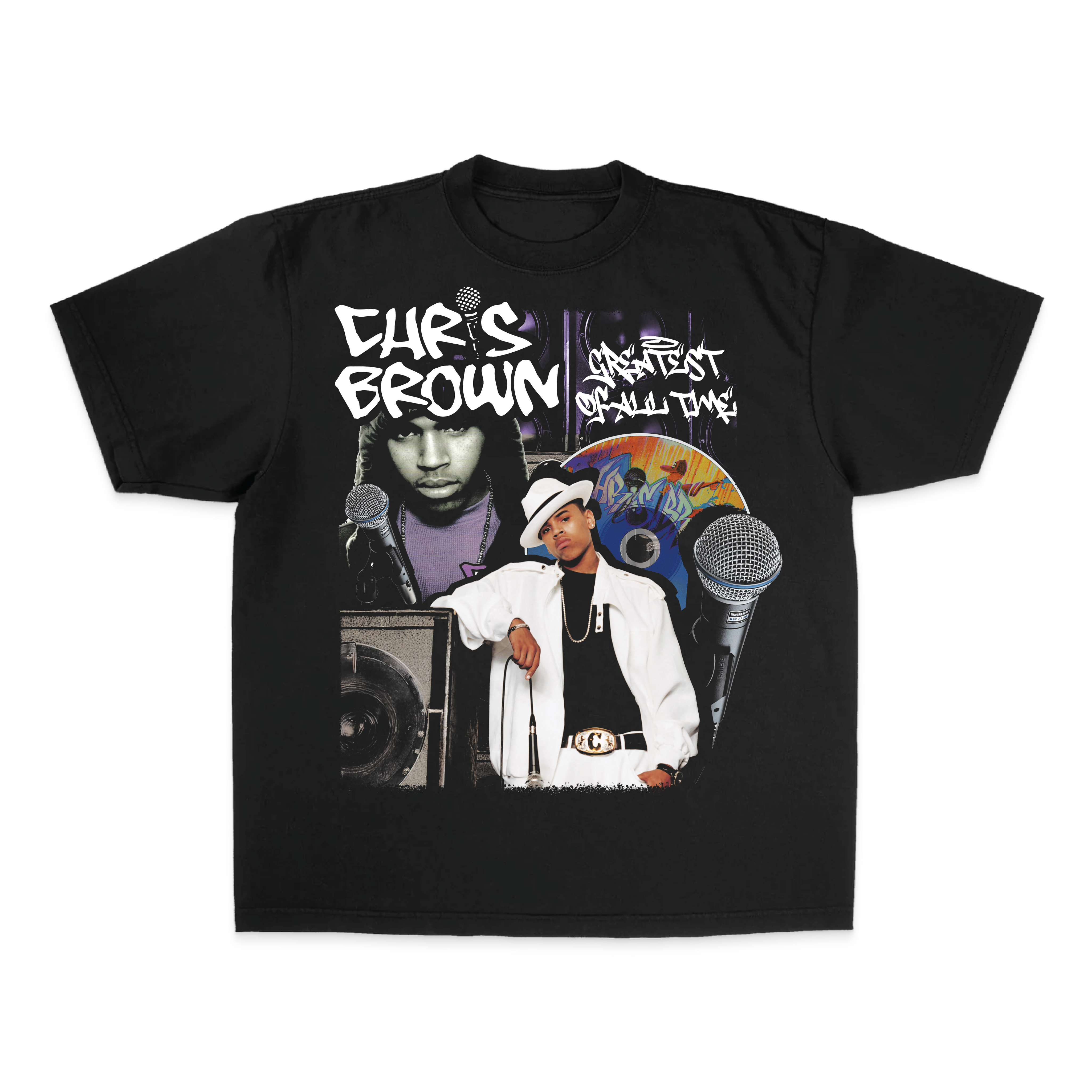 CHRIS BROWN (SELF TITLED) ANNIVERSARY T-SHIRT TEAM BREEZY OFFICIAL CHRIS BROWN (SELF TITLED) ANNIVERSARY T-SHIRT TEAM BREEZY OFFICIAL