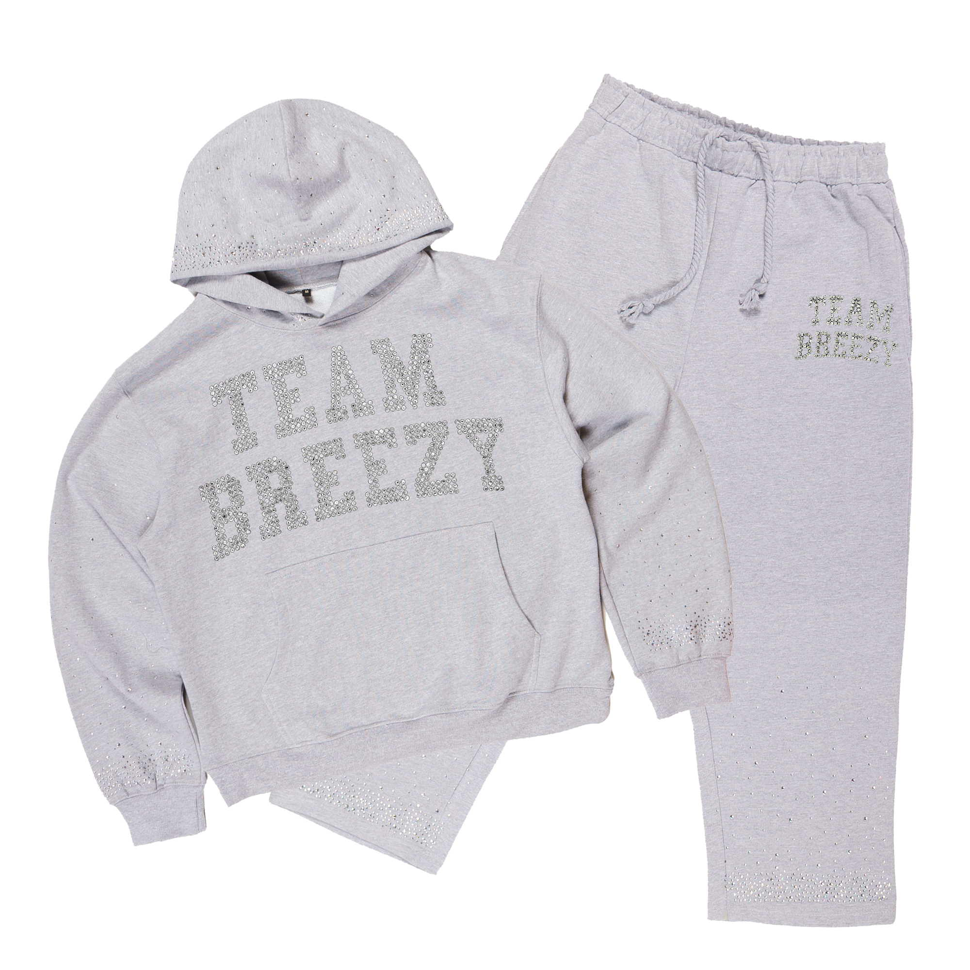 TEAM BREEZY RHINESTONE SWEATSUIT
