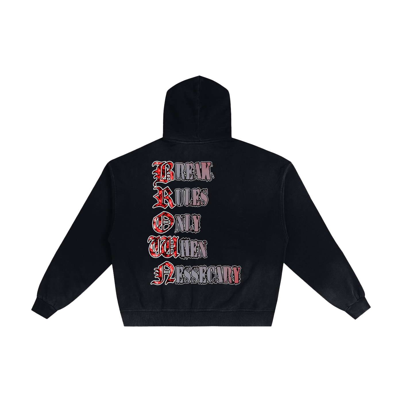 BANDANA BROWN ZIP HOODIE