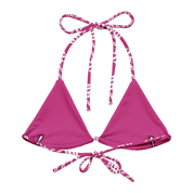 Team Breezy Pink All-Over Print Bikini Top