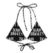 TEAM BREEZY All-Over Bikini Top
