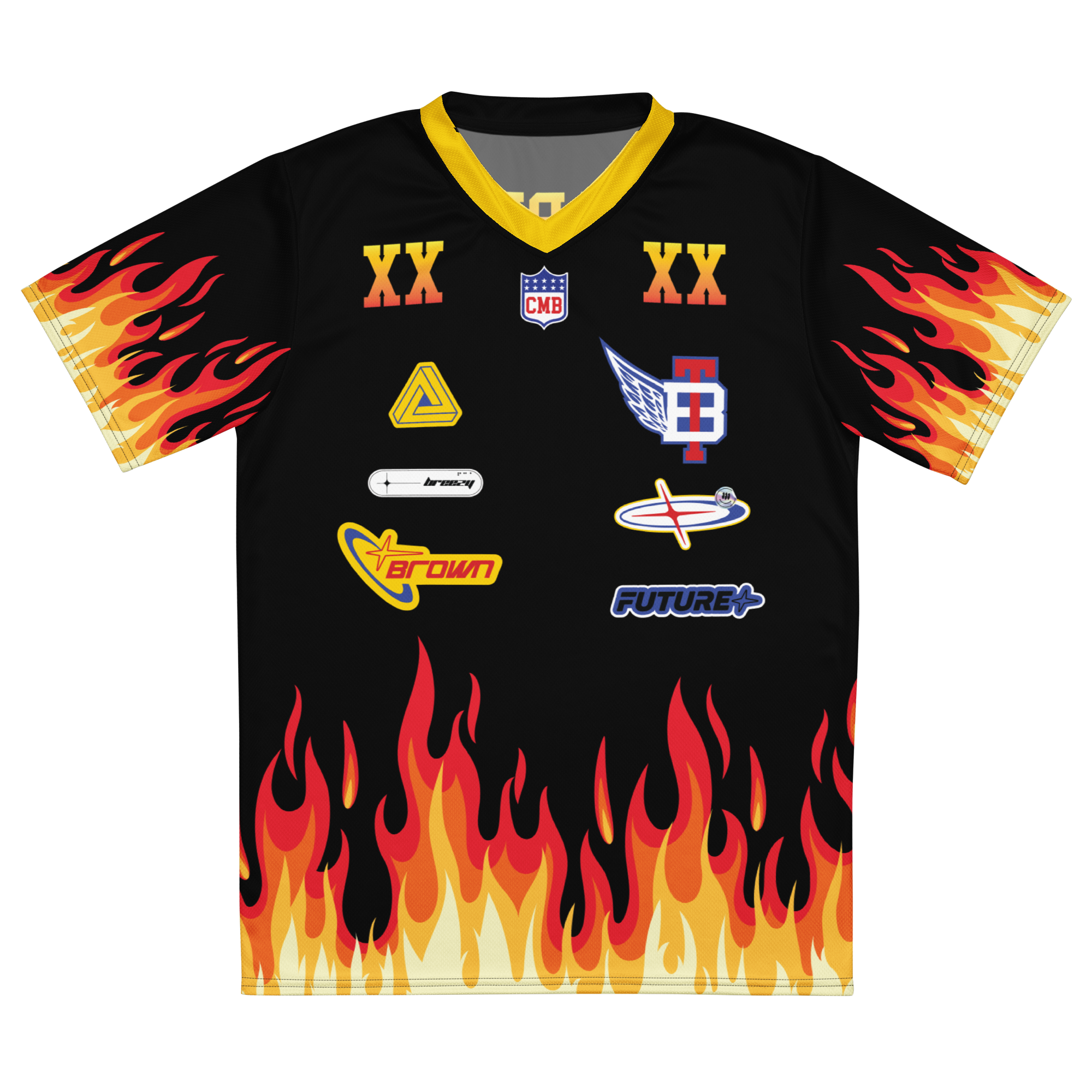 TEAM BREEZY BURN RUBBER JERSEY