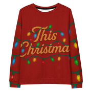 THIS CHRISTMAS KNIT UNISEX SWEATSHIRT