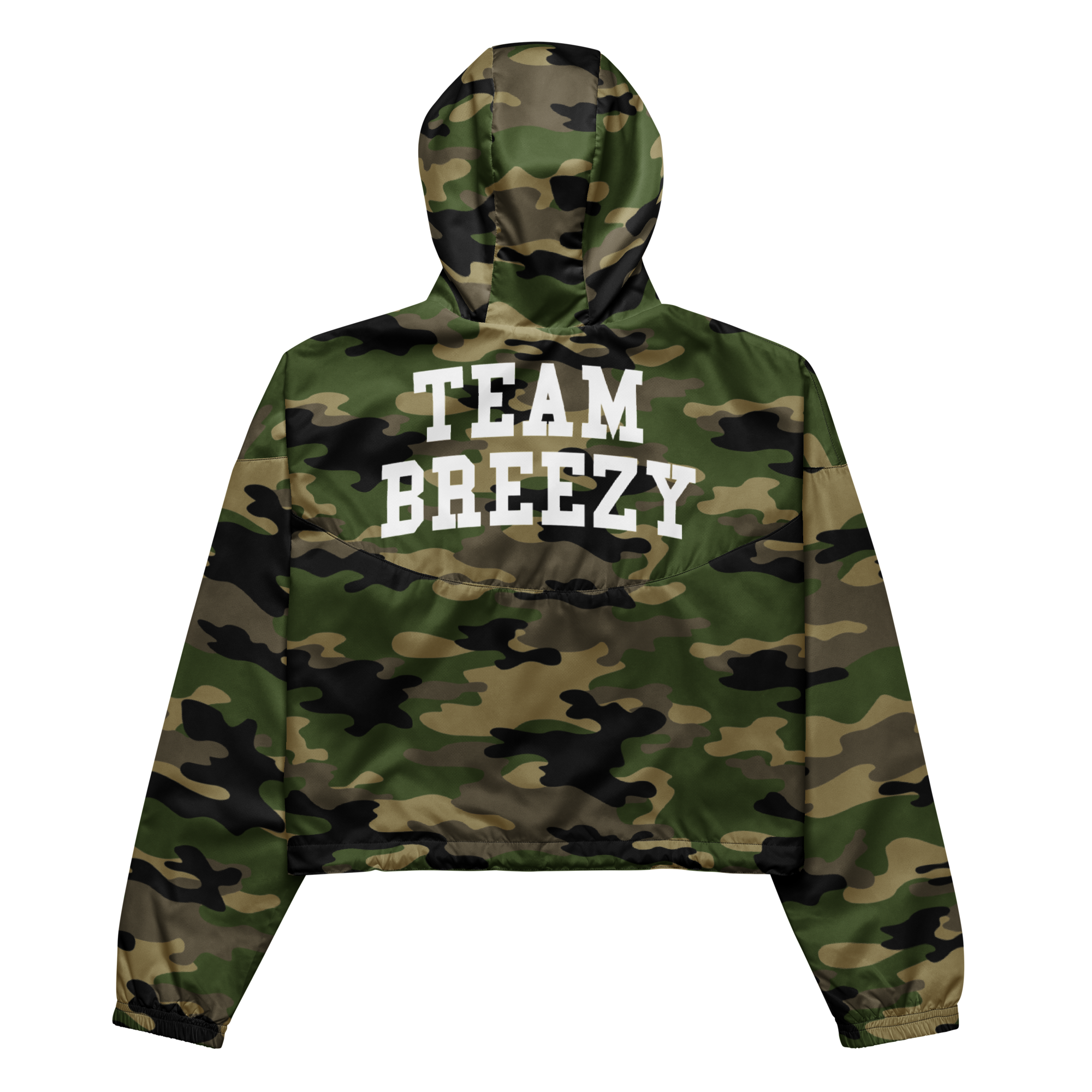 TEAM BREEZY ARCH CROPPED WINDBREAKER