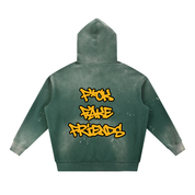 F*CK FAKE FRIENDS GREEN HOODIE