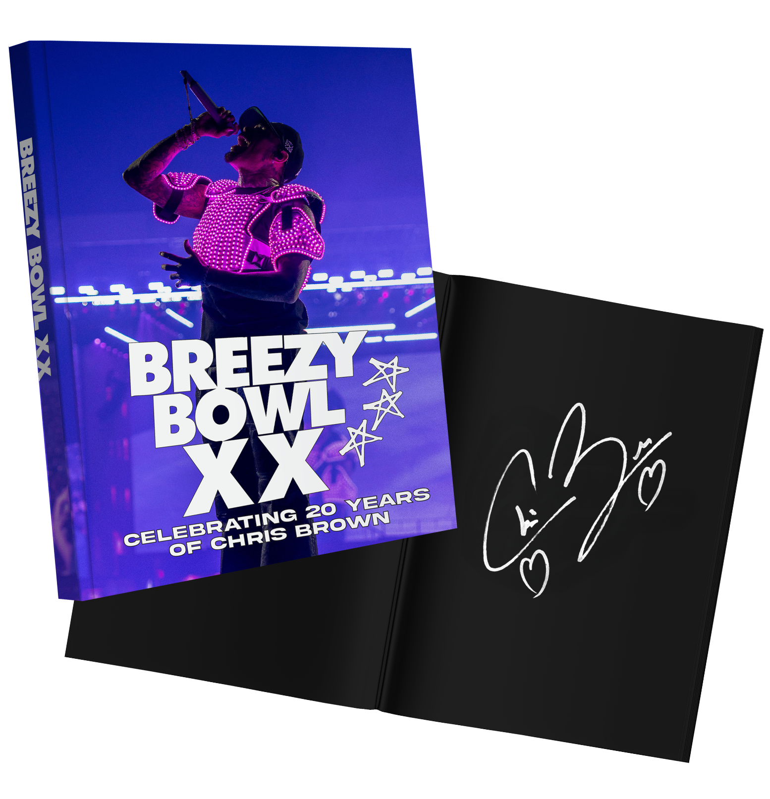 AUTOGRAPHED BREEZY BOWL XX COMMEMORATIVE COFFEE TABLE BOOK