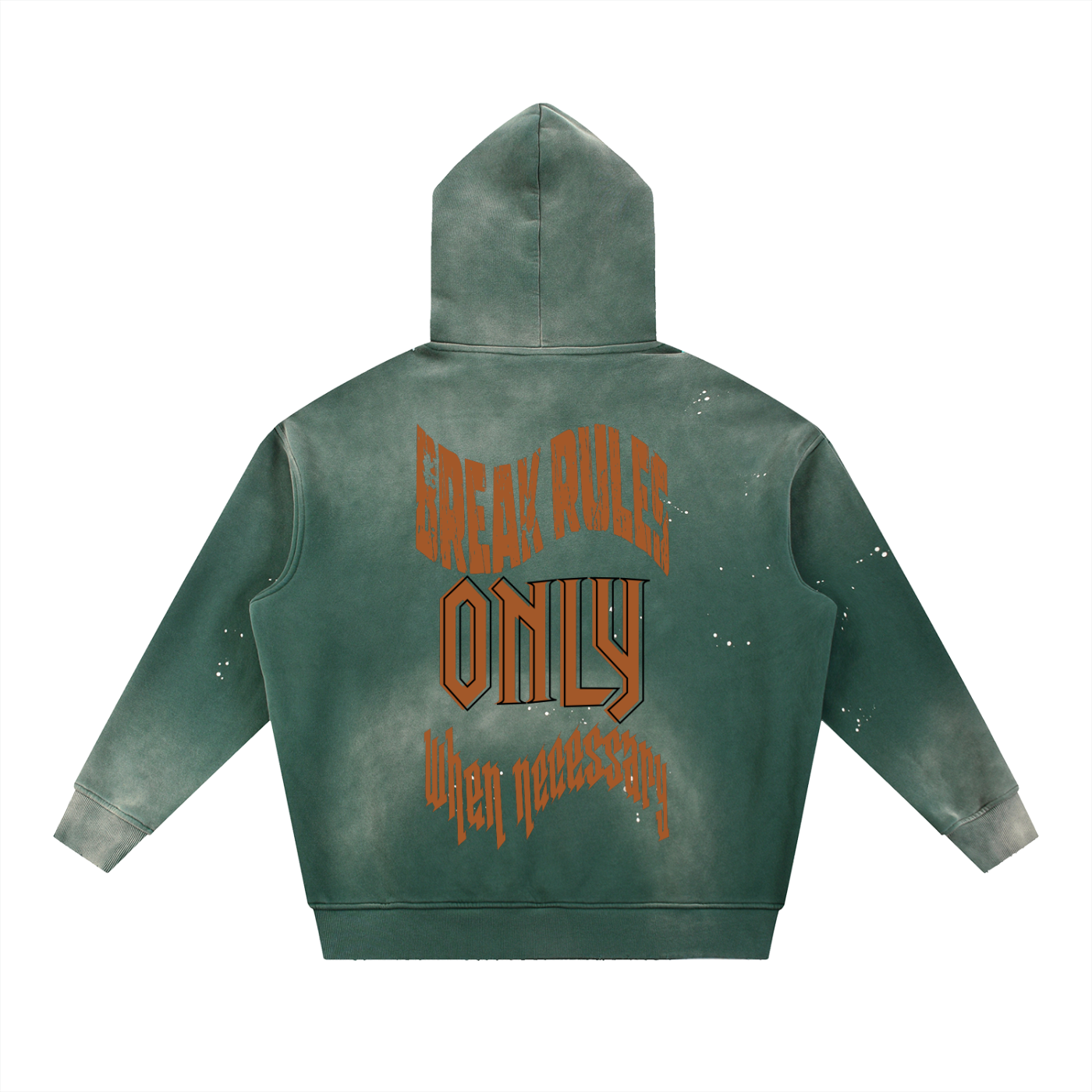 BROWN BIG HEAD HOODIE