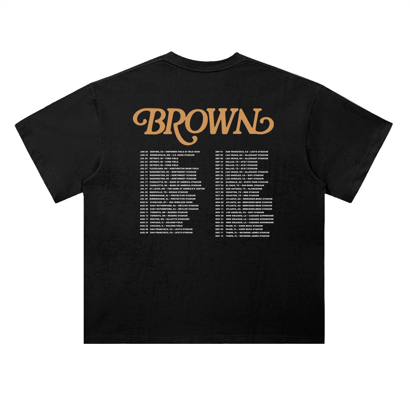 GROOVY BROWN S/S T-SHIRT