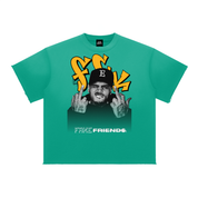 F*CK FAKE FRIENDS GREEN S/S T-SHIRT