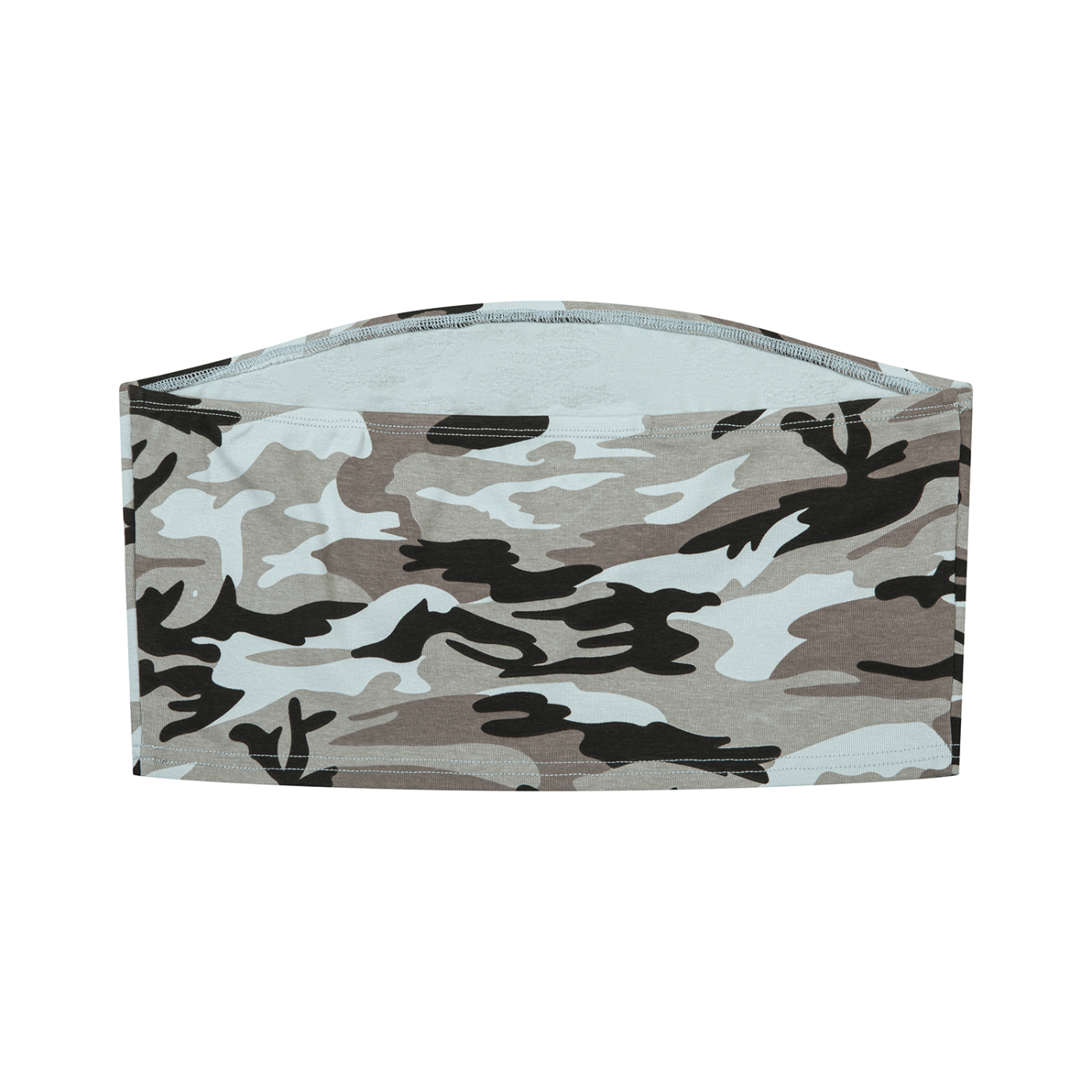 BROWN NAMEPLATE Women’s Camo Cropped Tube Top