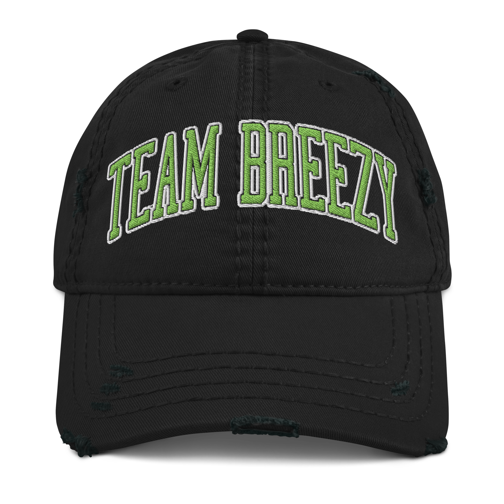 TEAM BREEZY TAILGATE DISTRESSED HAT