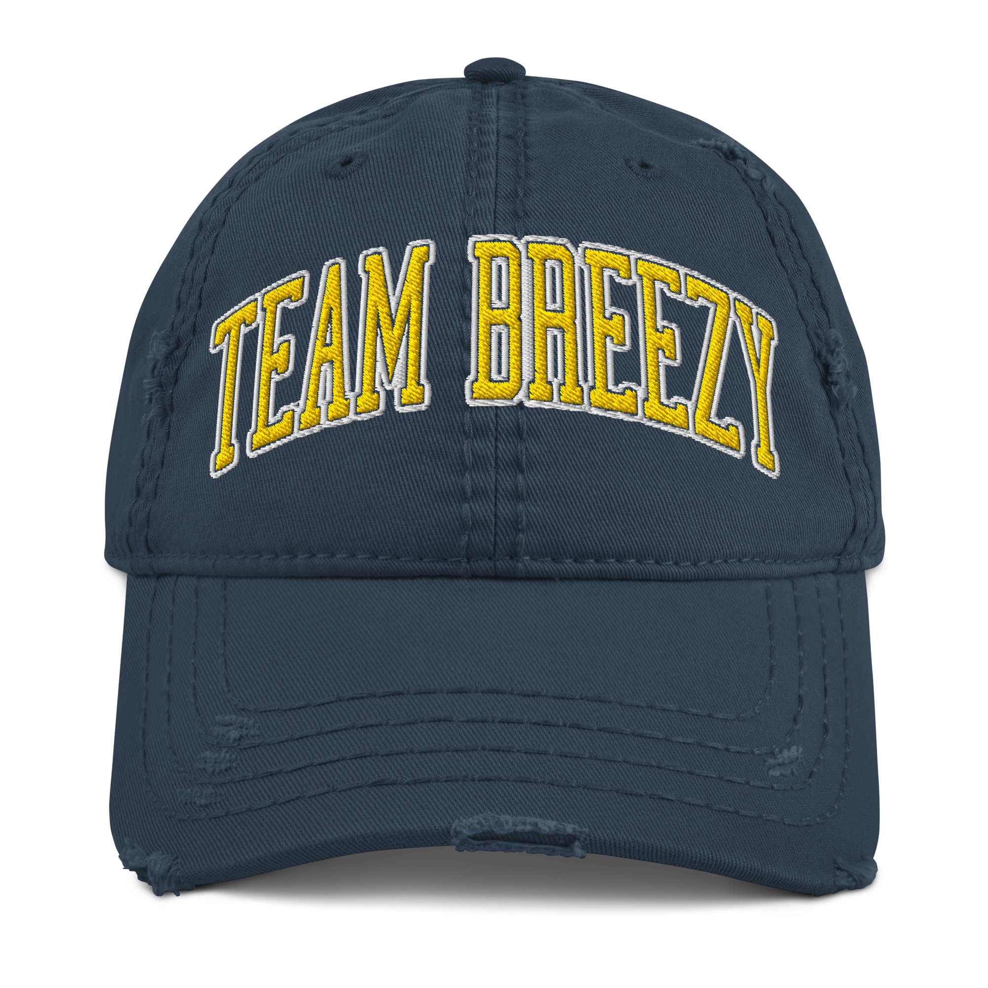 TEAM BREEZY TAILGATE DISTRESSED HAT
