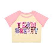 PLAY FOR KEEPS Women’s Raglan Color Block Baby T-Shirt