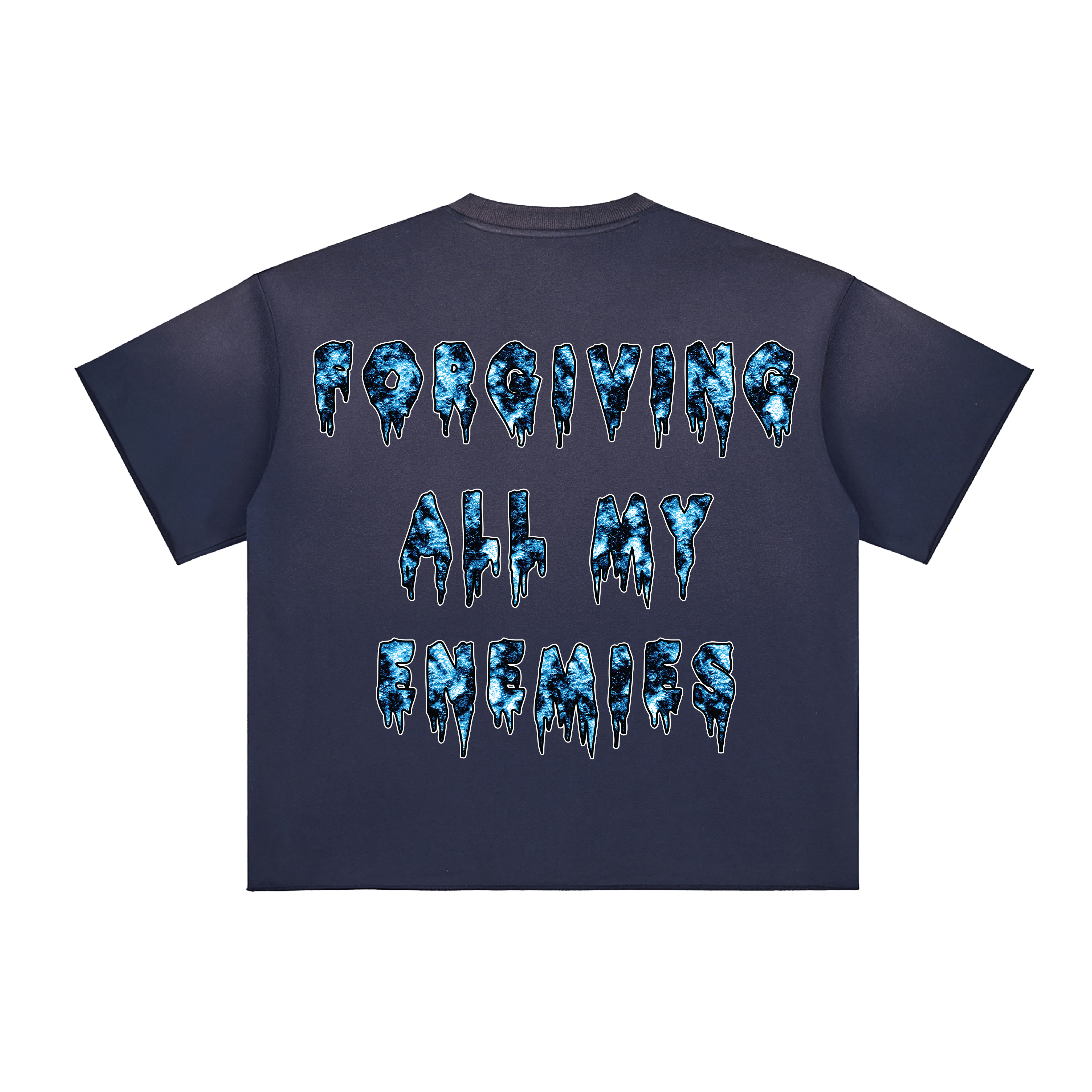 FAME 15TH ANNIVERSARY SPIRAL Sun Fade Raw Edge T-Shirt