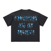 FAME 15TH ANNIVERSARY SPIRAL Sun Fade Raw Edge T-Shirt