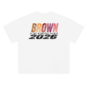 BROWN RETRO MULTICOLOR S/S T-SHIRT