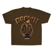 FUZZY BROWN S/S T-SHIRT
