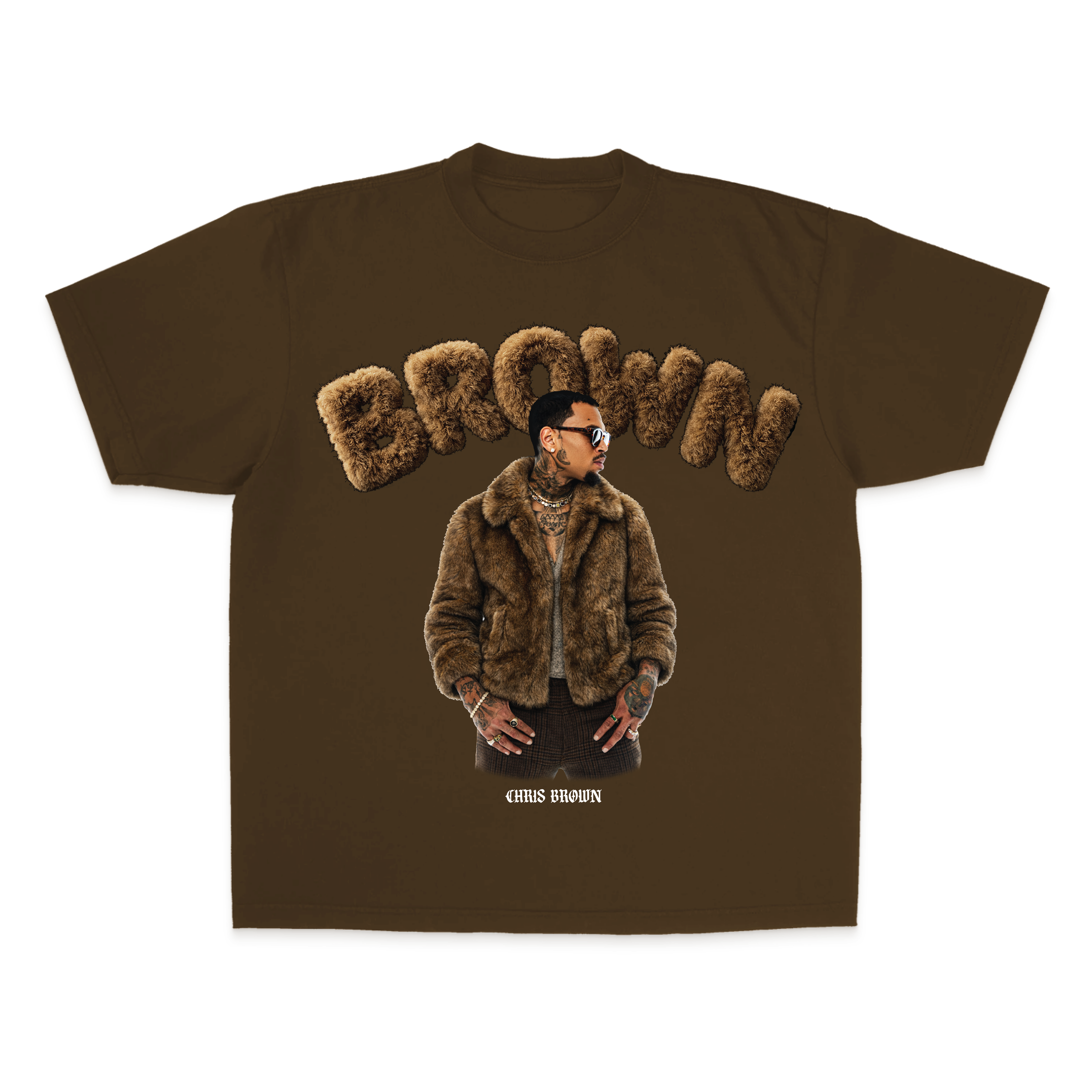 FUZZY BROWN S/S T-SHIRT