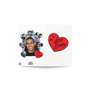 I LOVE BREEZY VALENTINE'S DAY CARD