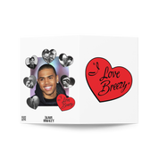 I LOVE BREEZY VALENTINE'S DAY CARD