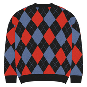 TEAM BREEZY ARGYLE KNIT UNISEX SWEATSHIRT