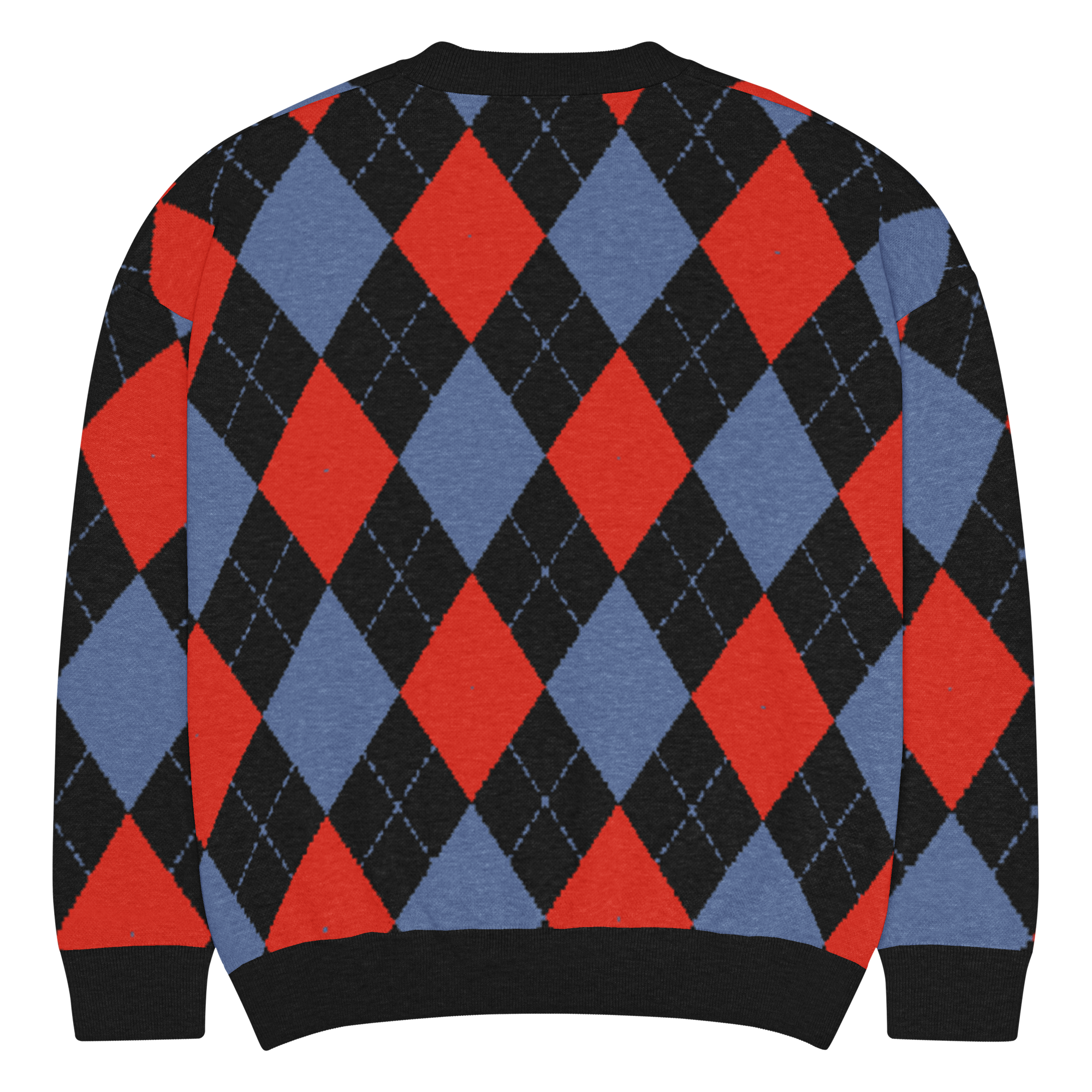 TEAM BREEZY ARGYLE KNIT UNISEX SWEATSHIRT