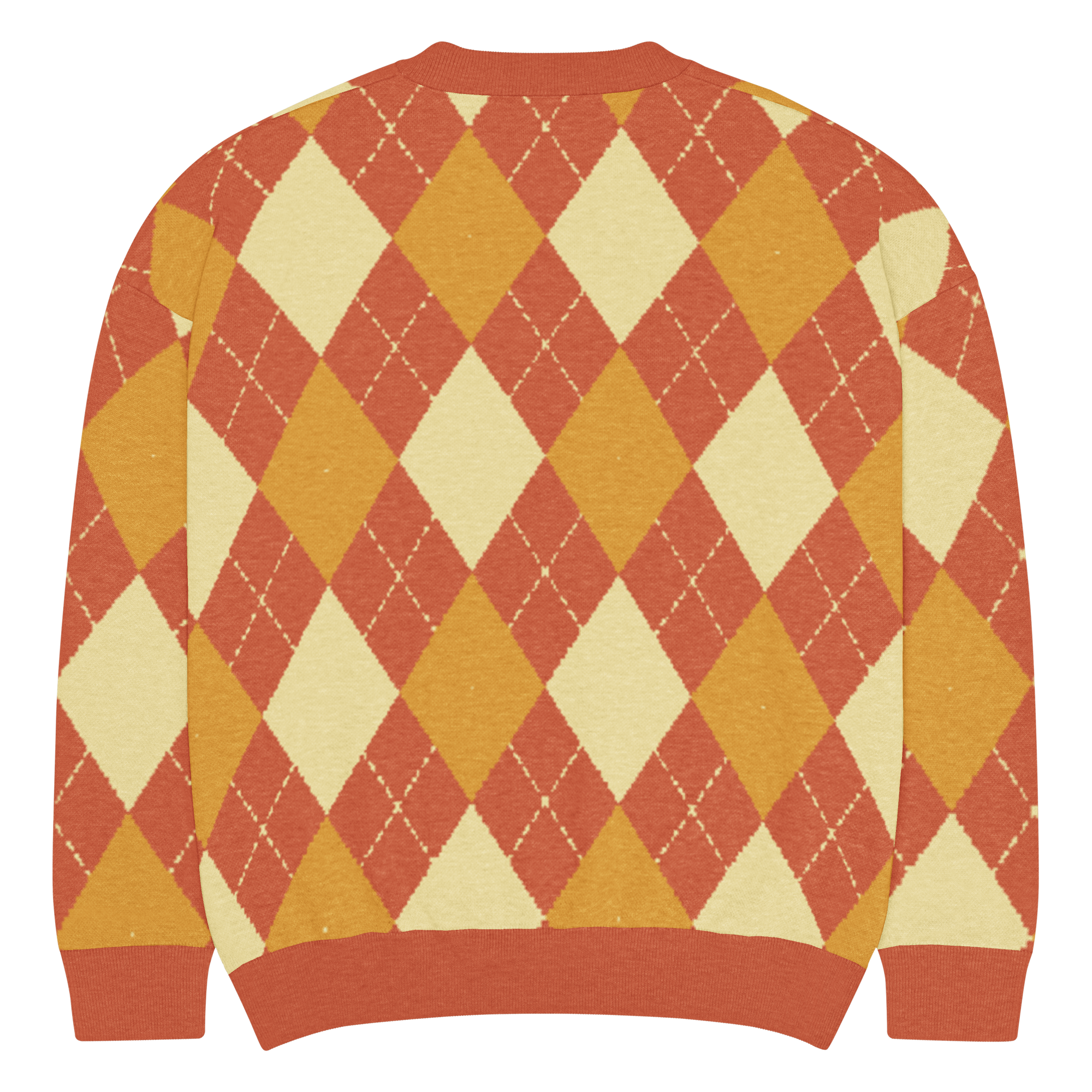 TEAM BREEZY ARGYLE KNIT UNISEX SWEATSHIRT