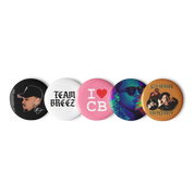 Sensational | Chris Brown Buttons (5 Pack)