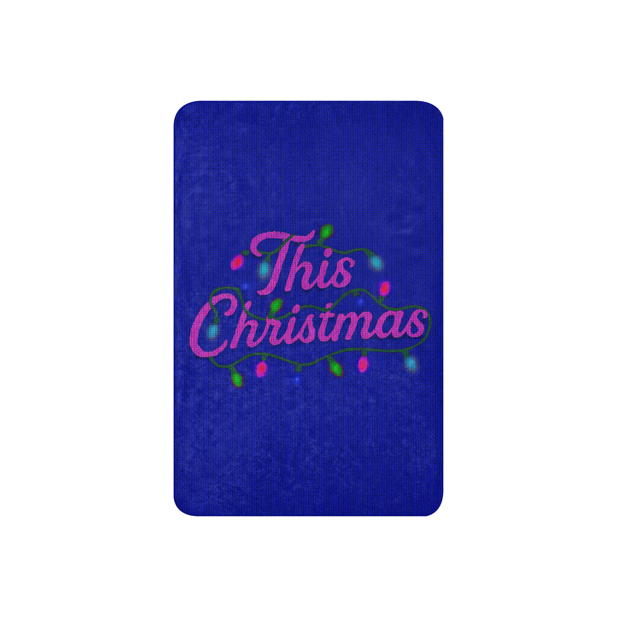 THIS CHRISTMAS KNIT SHERPA BLANKET