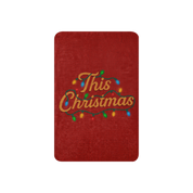 THIS CHRISTMAS KNIT SHERPA BLANKET