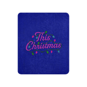 THIS CHRISTMAS KNIT SHERPA BLANKET