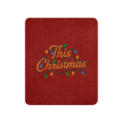 THIS CHRISTMAS KNIT SHERPA BLANKET