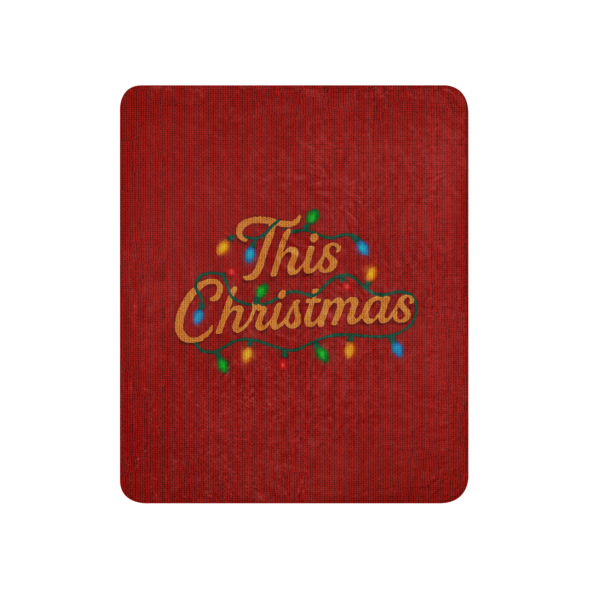 THIS CHRISTMAS KNIT SHERPA BLANKET