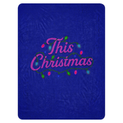 THIS CHRISTMAS KNIT SHERPA BLANKET