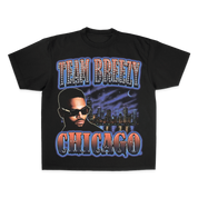 TEAM BREEZY REP YOUR CITY S/S T-SHIRT W/ RHINESTONES