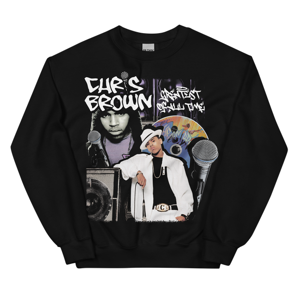 ★KIRSH★ Back Point Graphic Sweatshirt Dark Brown Brown Original Crewneck – Crew Dog